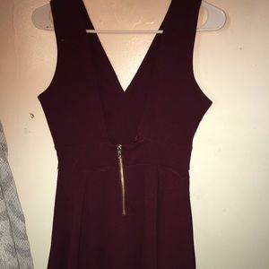 Burgundy Dress